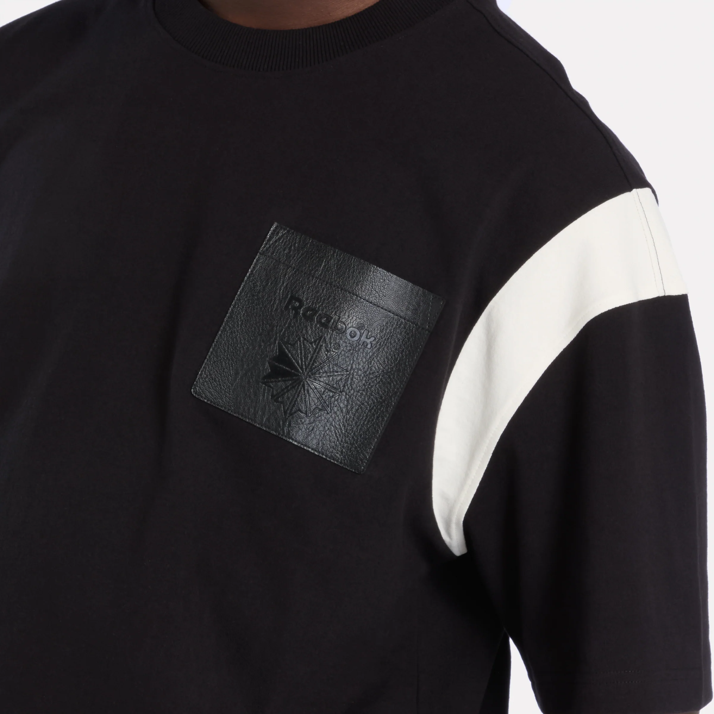 Short Sleeved Contrast Shoulder T-Shirt - Image 2