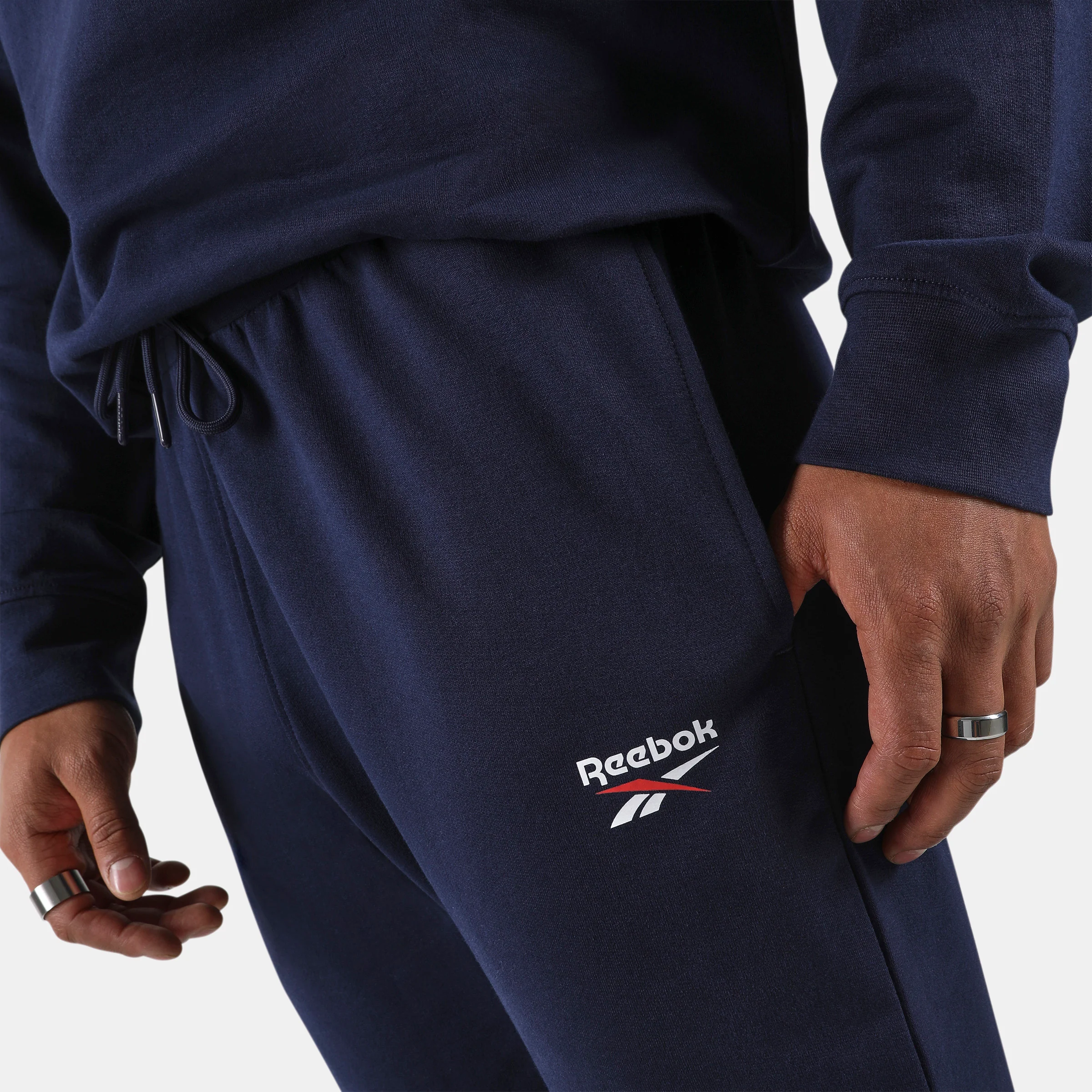 ID Small Logo French Terry Jogger Men's Track Pants - Image 4