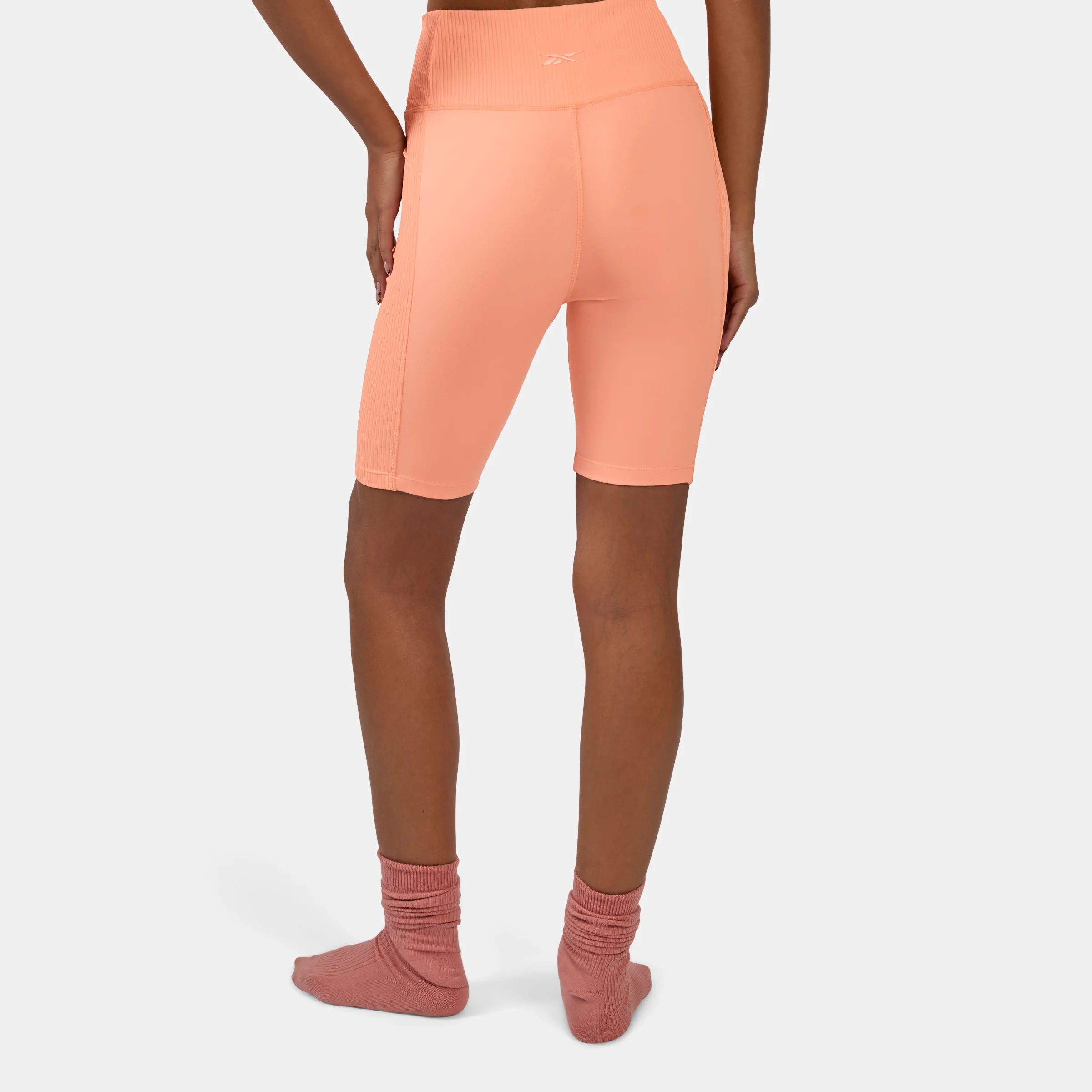 Lux Peached Biker Shorts - Image 3